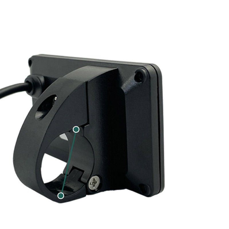 Freego Electric Bikes LCD Display, rear view of display mount and clamp