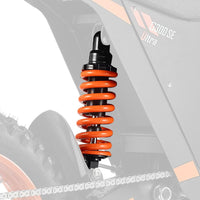 HappyRun orange coil-over rear shock installed on a G300 SE