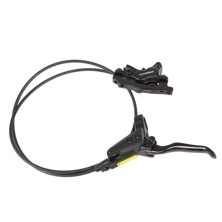 TEKTRO brake lever and 4-piston caliper with hydraulic hose