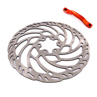 KKE Front 220MM Disc with Adapter For Surron Light Bee X, Segway X160/X260, E-Ride Pros SS, Talaria MX3