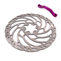 KKE Front 220MM Disc with Adapter For Surron Light Bee X, Segway X160/X260, E-Ride Pros SS, Talaria MX3