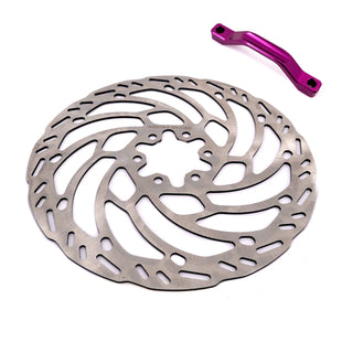 KKE Front 220MM Disc with Adapter For Surron Light Bee X, Segway X160/X260, E-Ride Pros SS, Talaria MX3