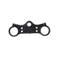 Valtinsu EM-5 Pro upper connecting plate in black with two fork tube rings