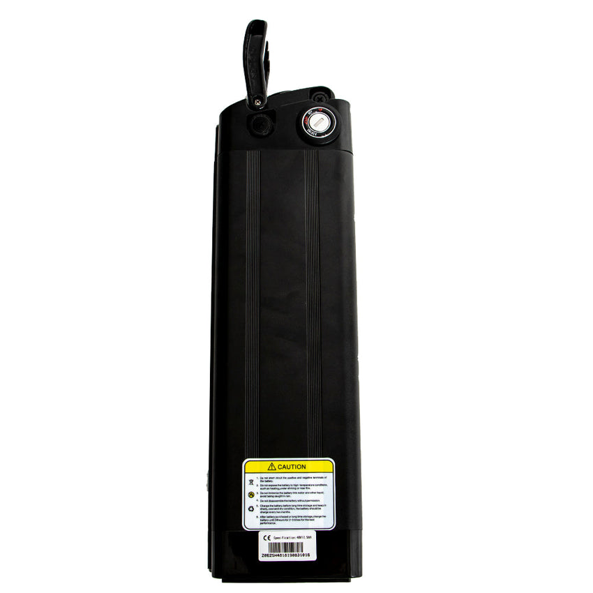 Eunorau 48V Seat Tube Battery 12.5Ah / 17.5Ah: seat tube battery standing view