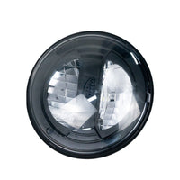 Freego Headlight for Shotgun Series, round dual-lens LED headlight, front view