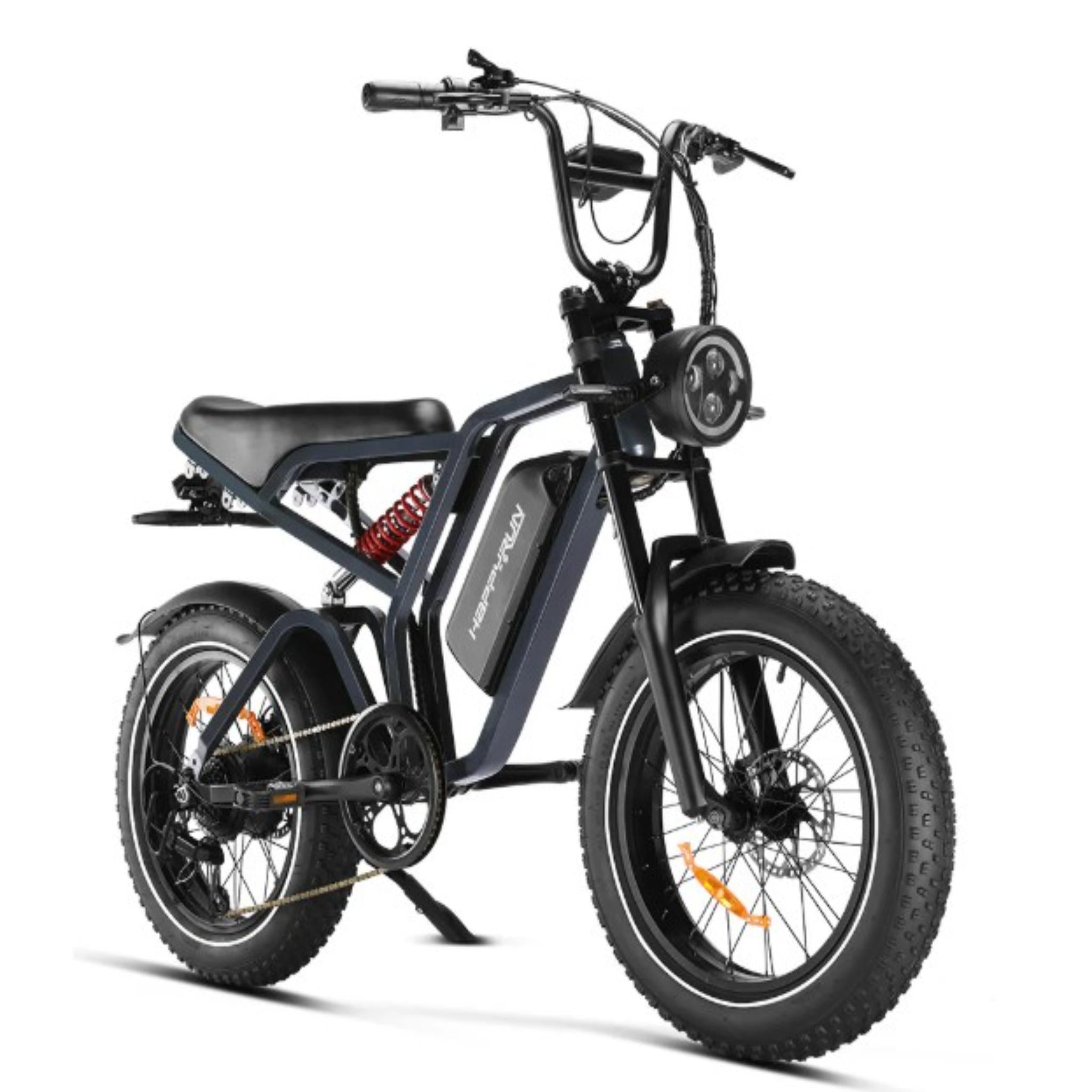 HappyRun G60 Pro | Moped-Style Fat Tire E-Bike | All-Terrain