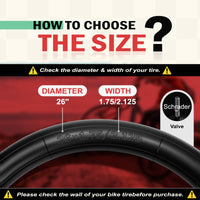 Hycline Bike Inner Tube 14“-29”