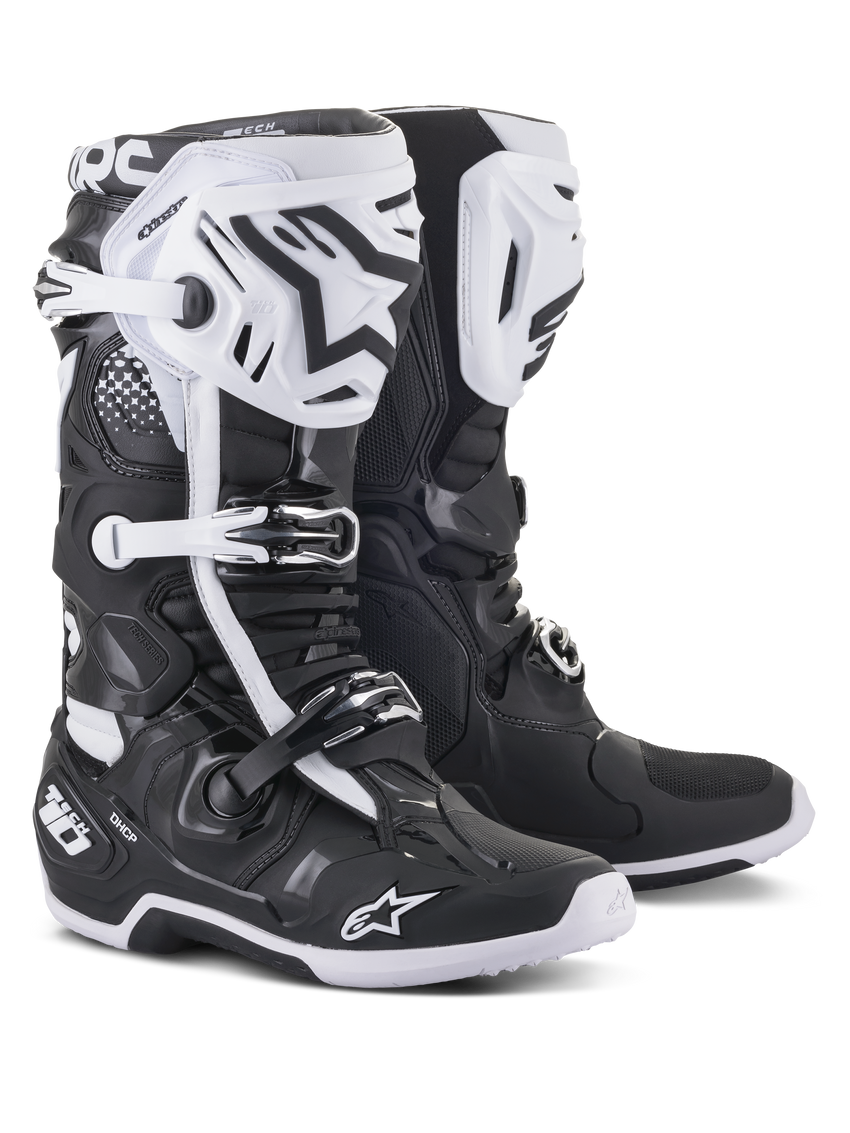 Alpinestars Tech 10 Boots, Black/White