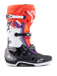 Alpinestars Tech 10 Boots, Black/Red/Orange/White