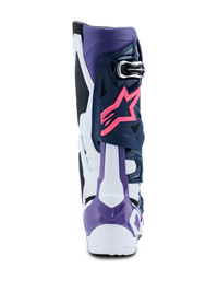Alpinestars Tech 10 Boots, White/Violet/Navy/Pink, rear