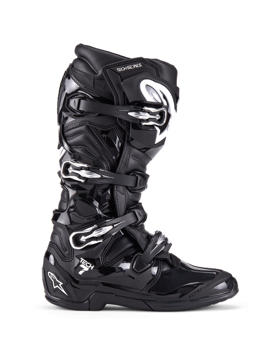 Alpinestars Tech 7 Boots, Black, side profile