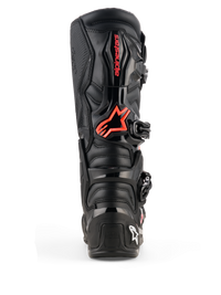 Alpinestars Tech 7 Boots, Black/Red Fluo, rear view