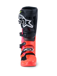 Alpinestars Tech 7 Boots, Black/Red Fluo/Pink Fluo, front view