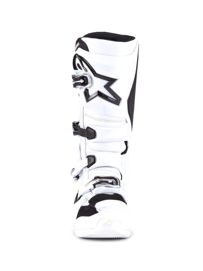 Alpinestars Tech 7 Boots, White/Black, front view