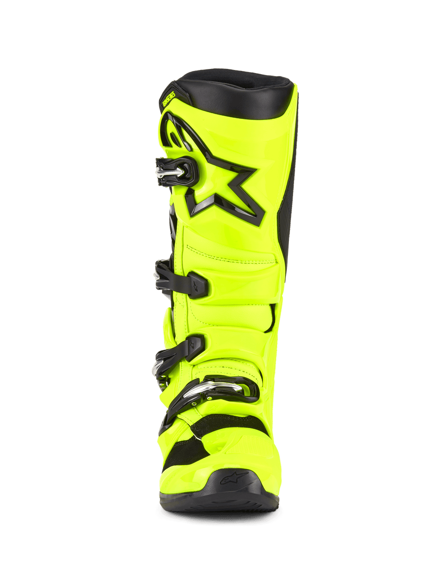 Alpinestars Tech 7 Boots, Yellow Fluo/Black, front view