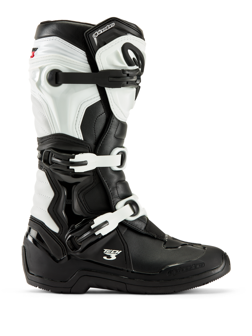 Alpinestars Tech 3 Boots, Black/White, side view