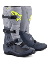 Alpinestars Tech 3 Boots, Gray/Black, front view