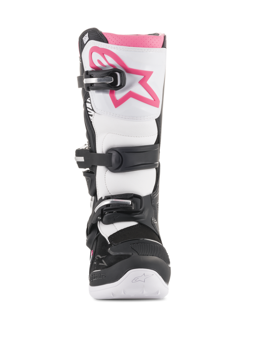Alpinestars Stella Tech 3 Boots, Black/White/Pink, front