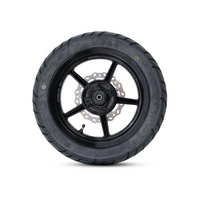 Valtinsu EM-5 street tire wheel with five-spoke black rim