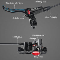 ZOOM HB-875E/876E Right Rear Hydraulic Disc Brake