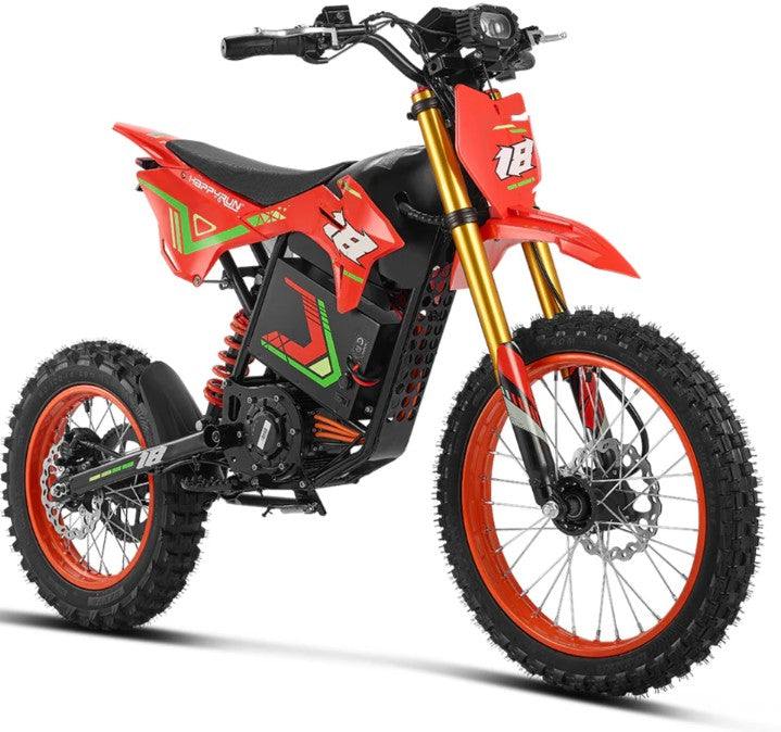 HappyRun F18 Electric Dirt Bike (Mid-Drive) — Off-Road