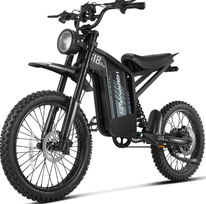 HappyRun G18 Pro 4500W Electric Dirt Bike — Street + Off-Road