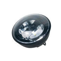 Freego Headlight for Shotgun Series, round LED headlight, angled view