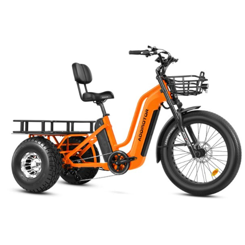 Addmotor Greattan D – Heavy-Duty 7" Fat Tire Cargo Electric Trike