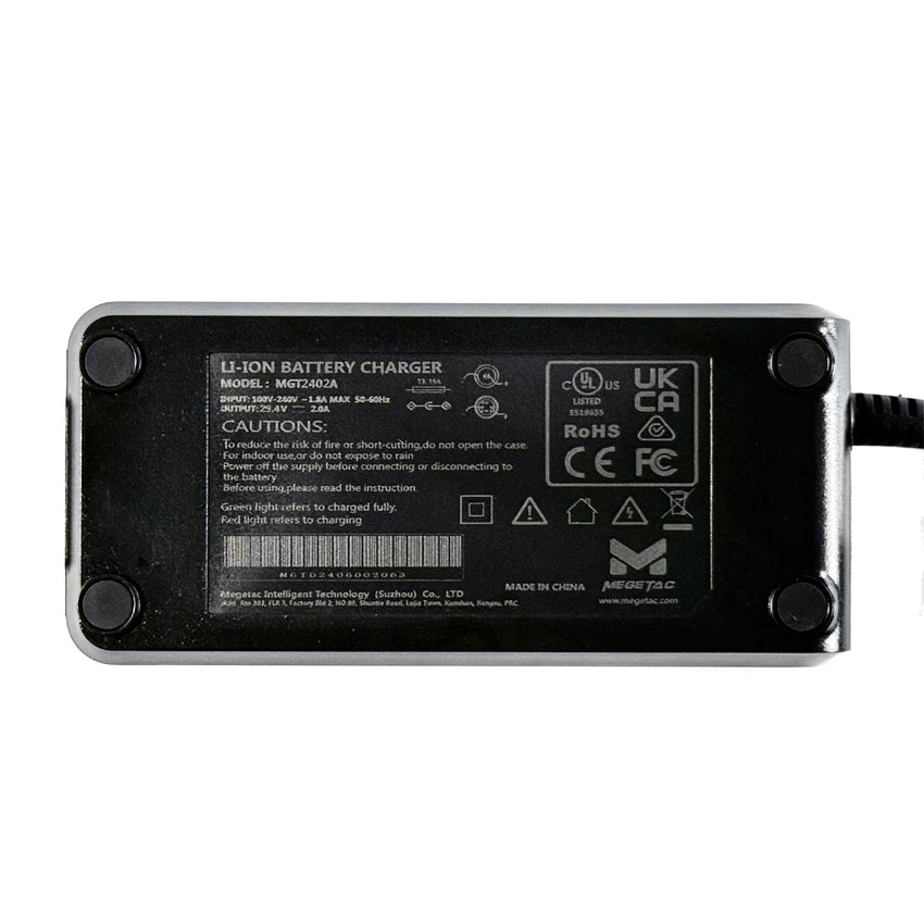 Eunorau 24V 2A charger label