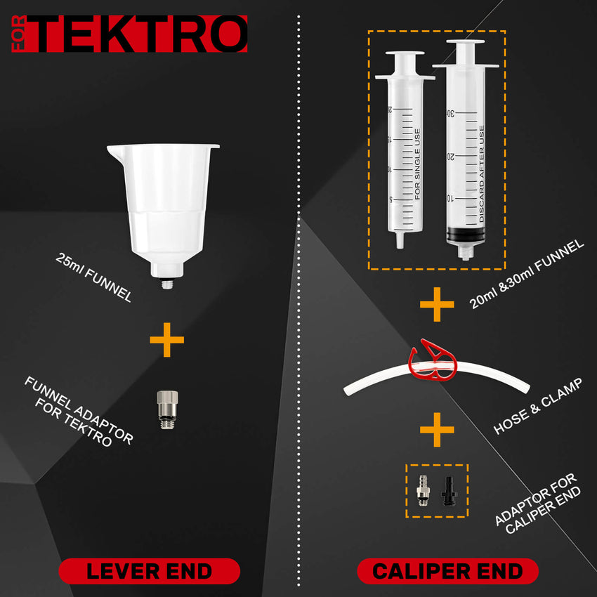 Hydraulic Brake Mineral Oil Bleed Kit For Shimano, Tektro, TRP