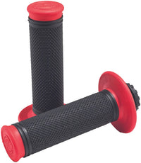 ProTaper Pro Series Clamp-On Grips – Full Diamond, Red/Black