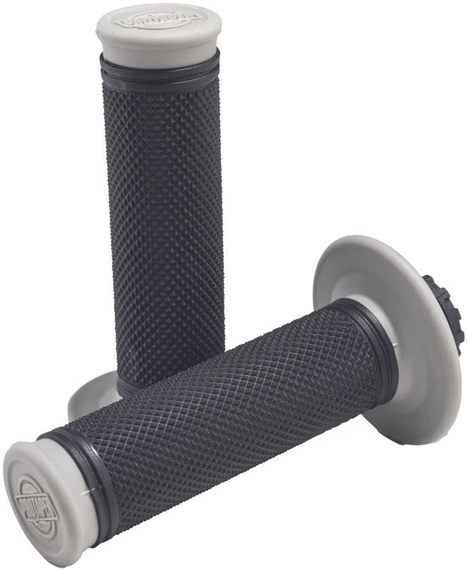 ProTaper Pro Series Clamp-On Grips – Full Diamond, Gray/Black