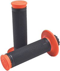 ProTaper Pro Series Clamp-On Grips – Full Diamond, Orange/Black