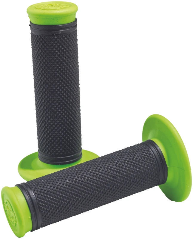 ProTaper Pro Series Clamp-On Grips – Full Diamond, Green/Black