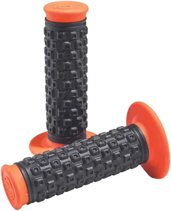 ProTaper Pro Series Clamp-On Grips – Pillow Top, Orange/Black