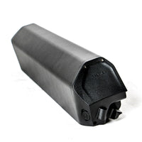 Eunorau FAT-HD battery, angled end view with charging port