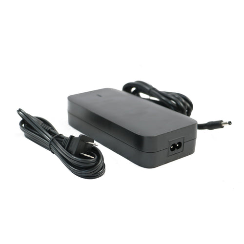 Eunorau 48V 3A Fast Ebike Charger: 48V 3A charger angled view