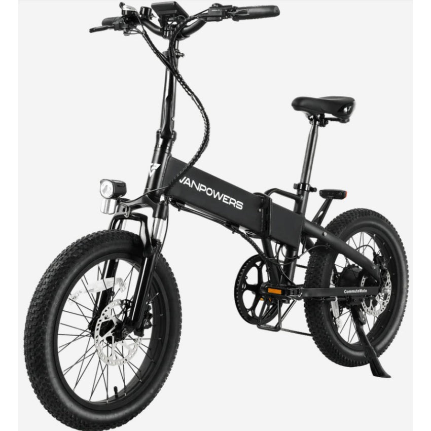 VanPowers CommuteMate – Compact Folding E-Bike with Fat Tires