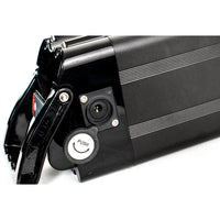 Seat tube battery base and connector