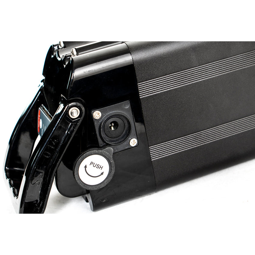 Seat tube battery base and connector
