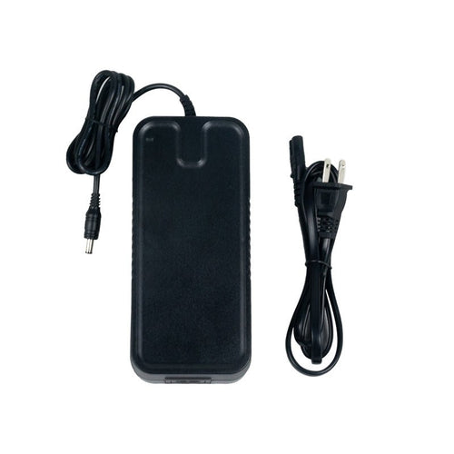 Freego Electric Bike Charger, slim black charger with cords