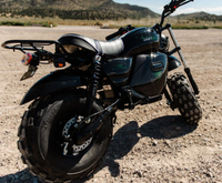 28 MPH scrambler style, hydraulic disc brakes, 220 lb capacity, BHive Moto Utah