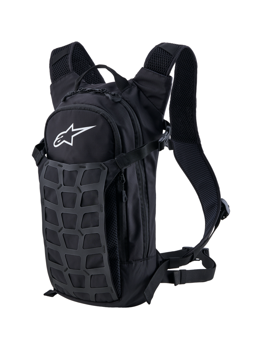 Alpinestars AT-9 Backpack, Black/Deep Gray, front view
