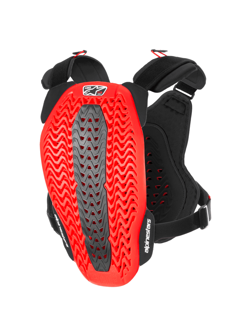 Alpinestars A-5 Plasma Chest Protector, Black/Red/White, back