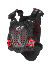 Alpinestars A-5 Plasma Chest Protector, Black/Red/White, front