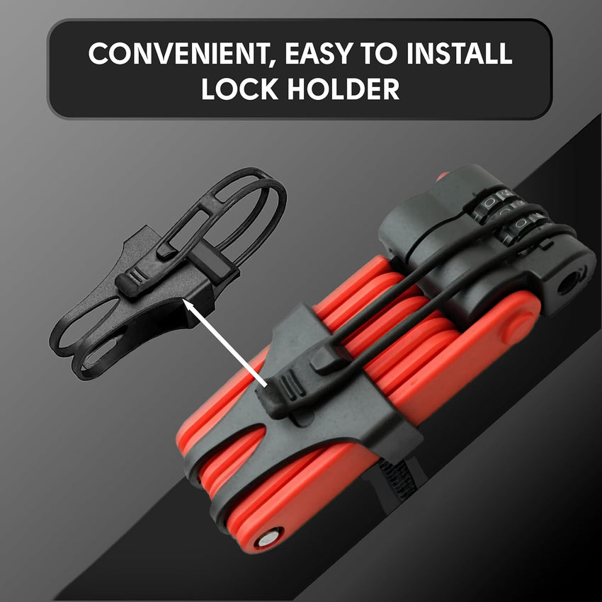 Xnito Folding Lock – 4-Digit Heavy-Duty Combo Lock