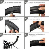 Bike Tube Set 20“/24”/26"/27.5“/29”