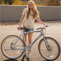 VanPowers City Vanture commuter electric bike lifestyle shot – city riding in Utah