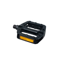 Freego eBike Pedal Set, black platform pedal, angled view