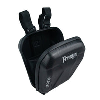 Freego E-Bike Waterproof Front Bag opened to show the interior